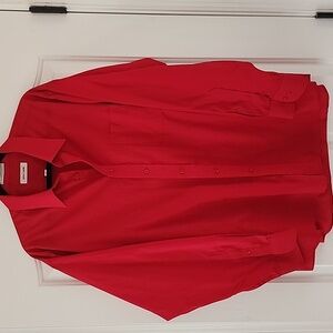 Pierre Cardin Men's XL Red Dress Shirt